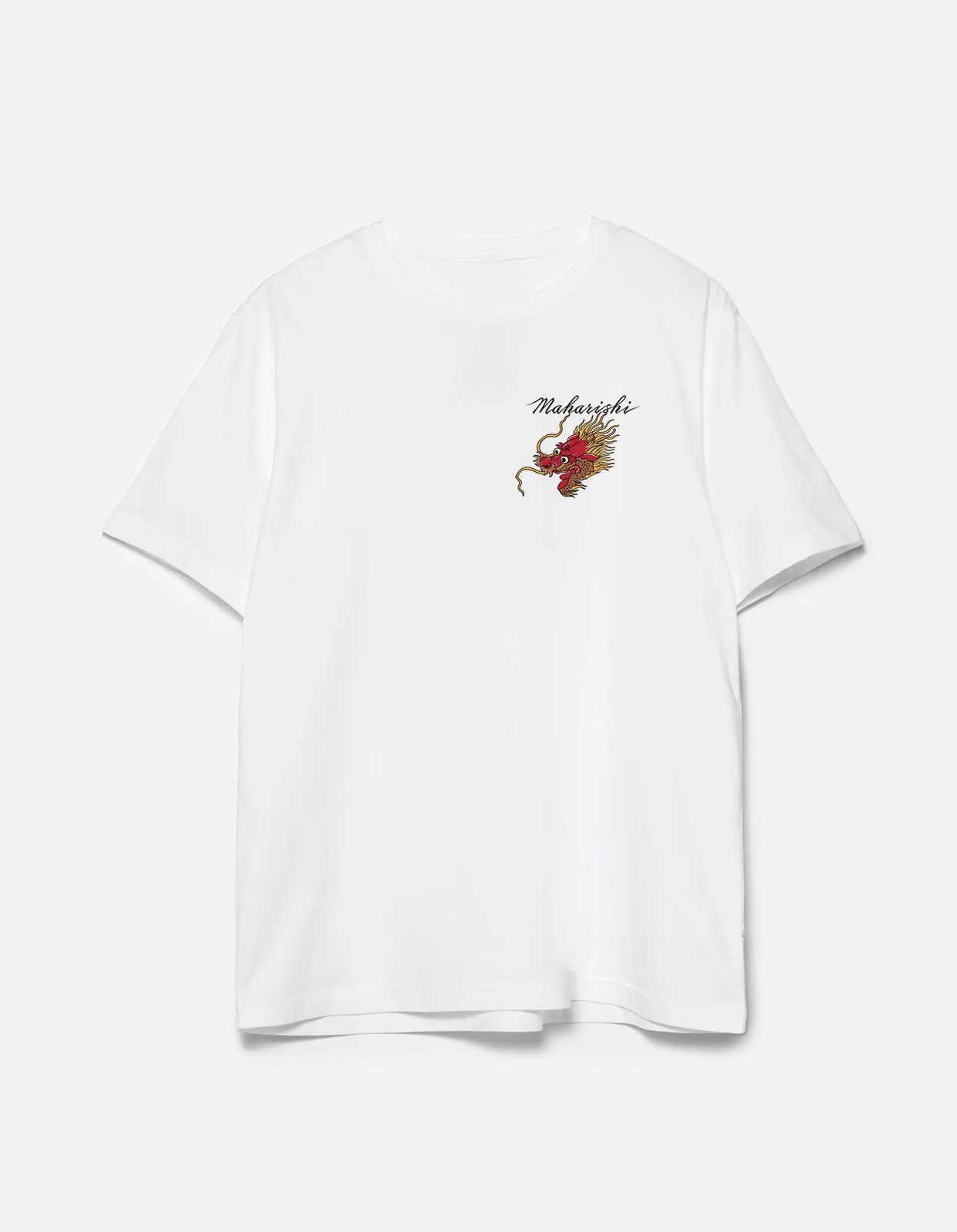 1385 Dragon Map T-Shirt White