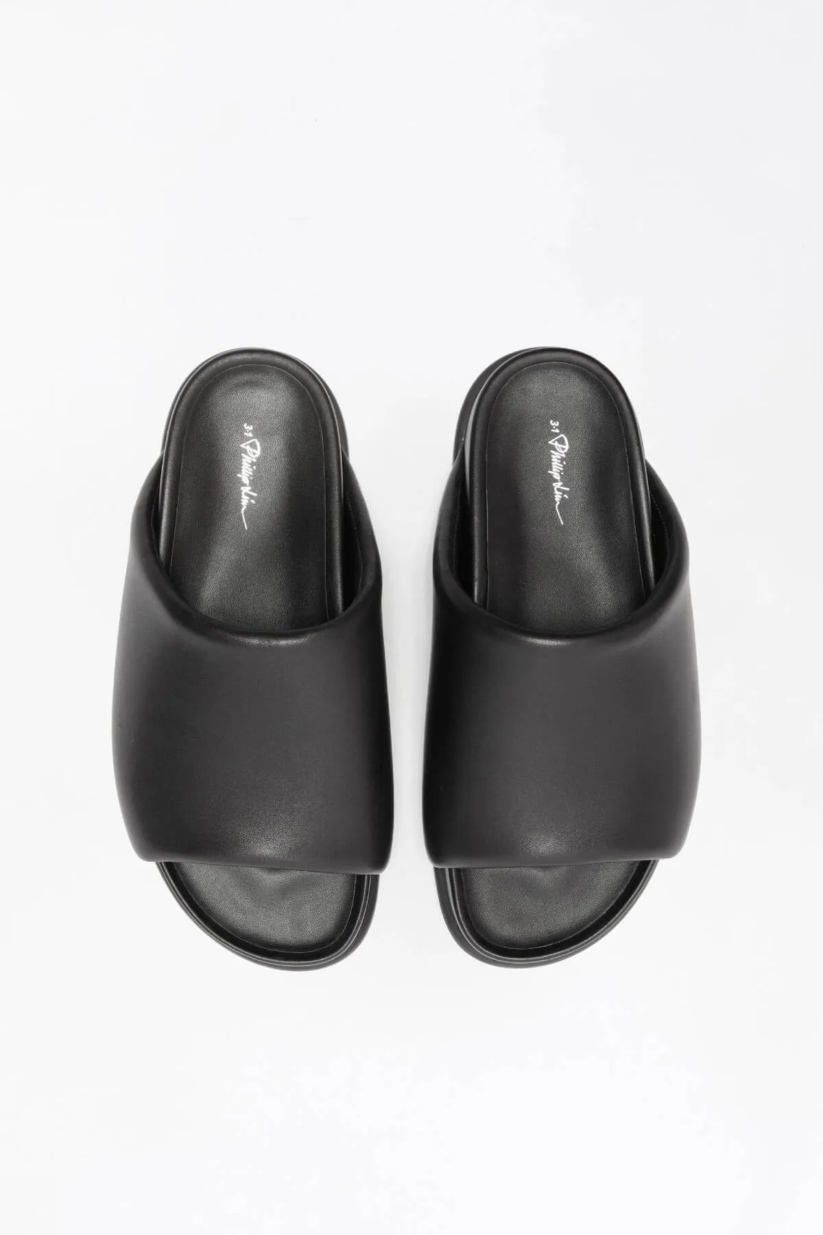 3.1 Phillip Lim Freida Pillow Platform Slide - Black