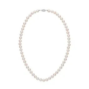 6.5-7.0 mm 16 Inch AAA White Freshwater Pearl Necklace