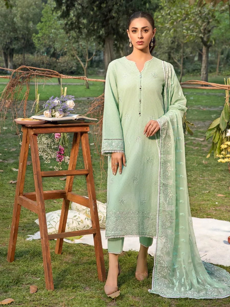 ACE Galleria Bahaar Festive Embroidered Dobby 3Pc Suit A-WU3P23-22794