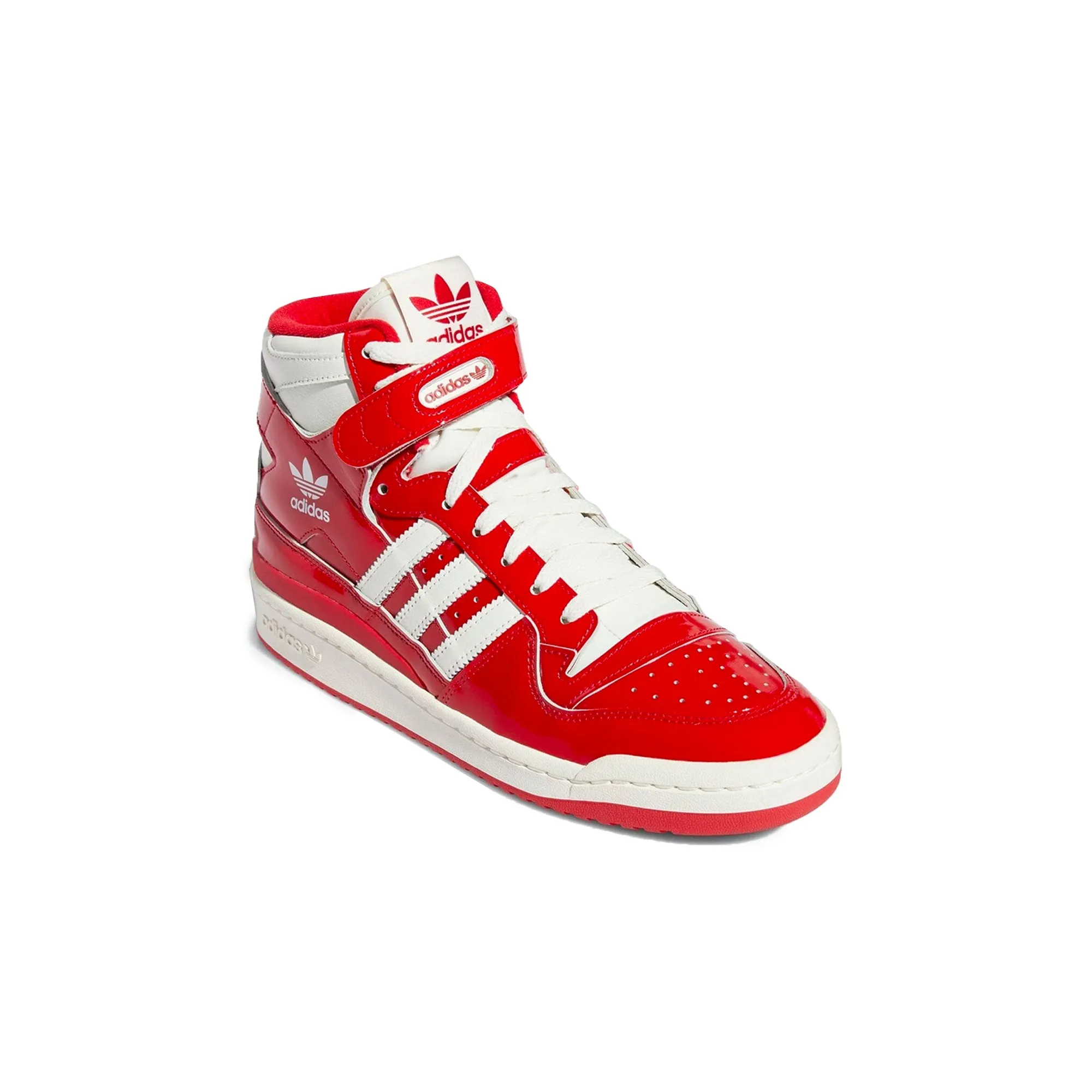 Adidas Mens Forum 84 Hi Shoes 'Team Power Red/Cloud White'