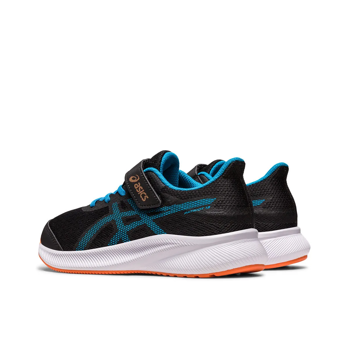 Asics Patriot 13 PS Kids Black Island Blue   