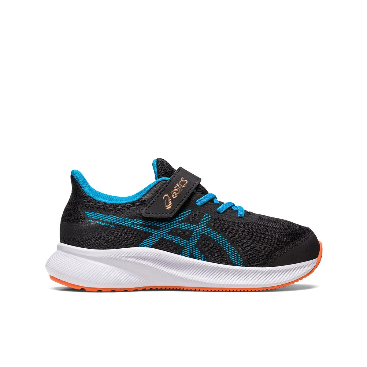 Asics Patriot 13 PS Kids Black Island Blue   