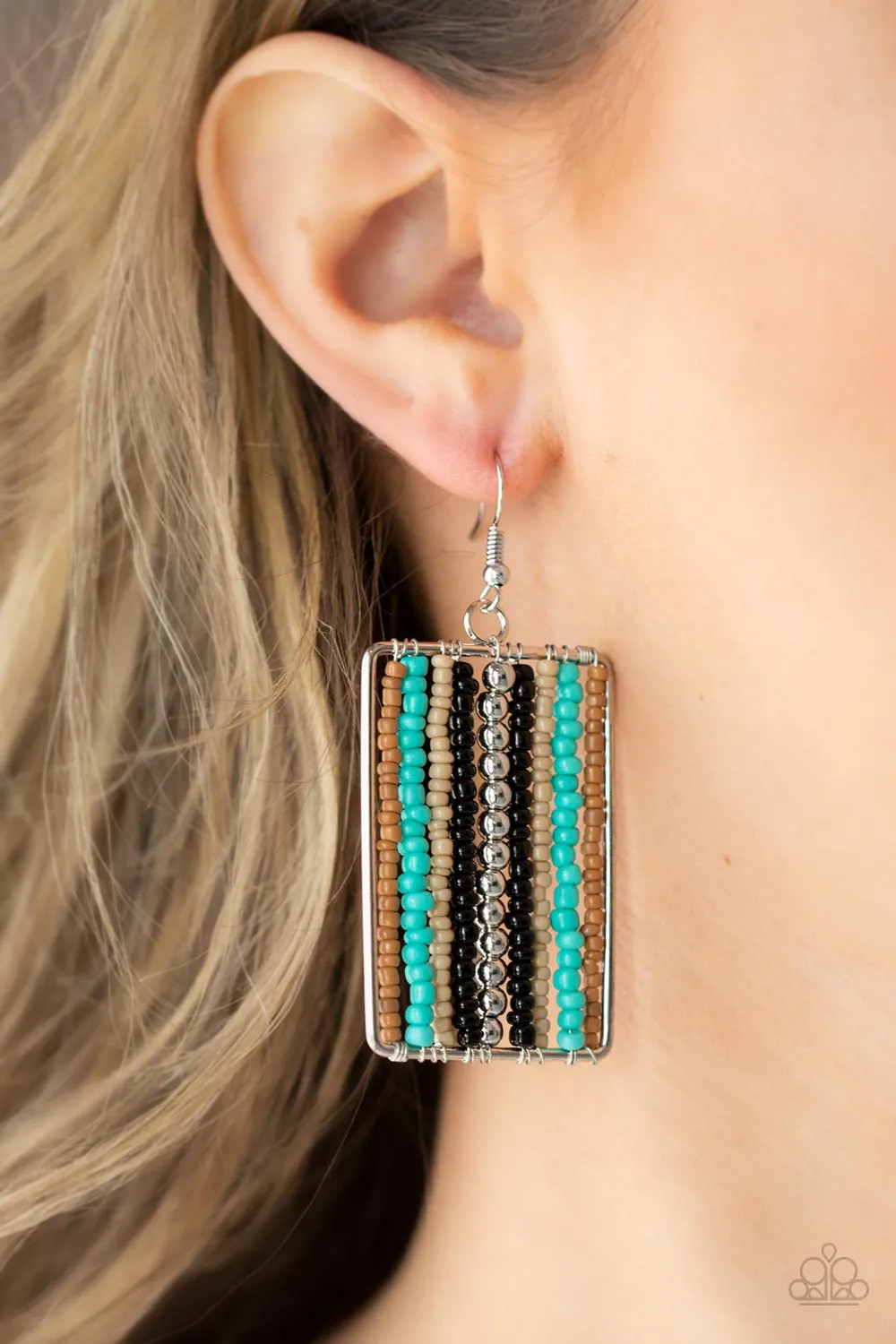 Beadwork Wonder - Black Paparazzi Earrings