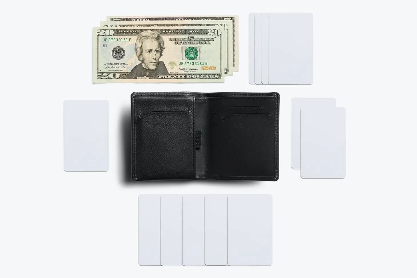 Bellroy Note Sleeve | Obsidian