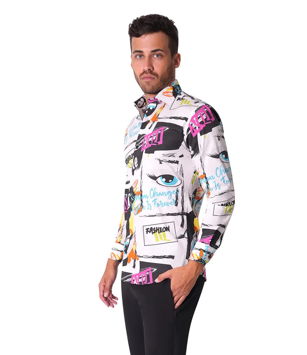 Bertigo Shirt | Eric-05 Abstract Pop Art Print