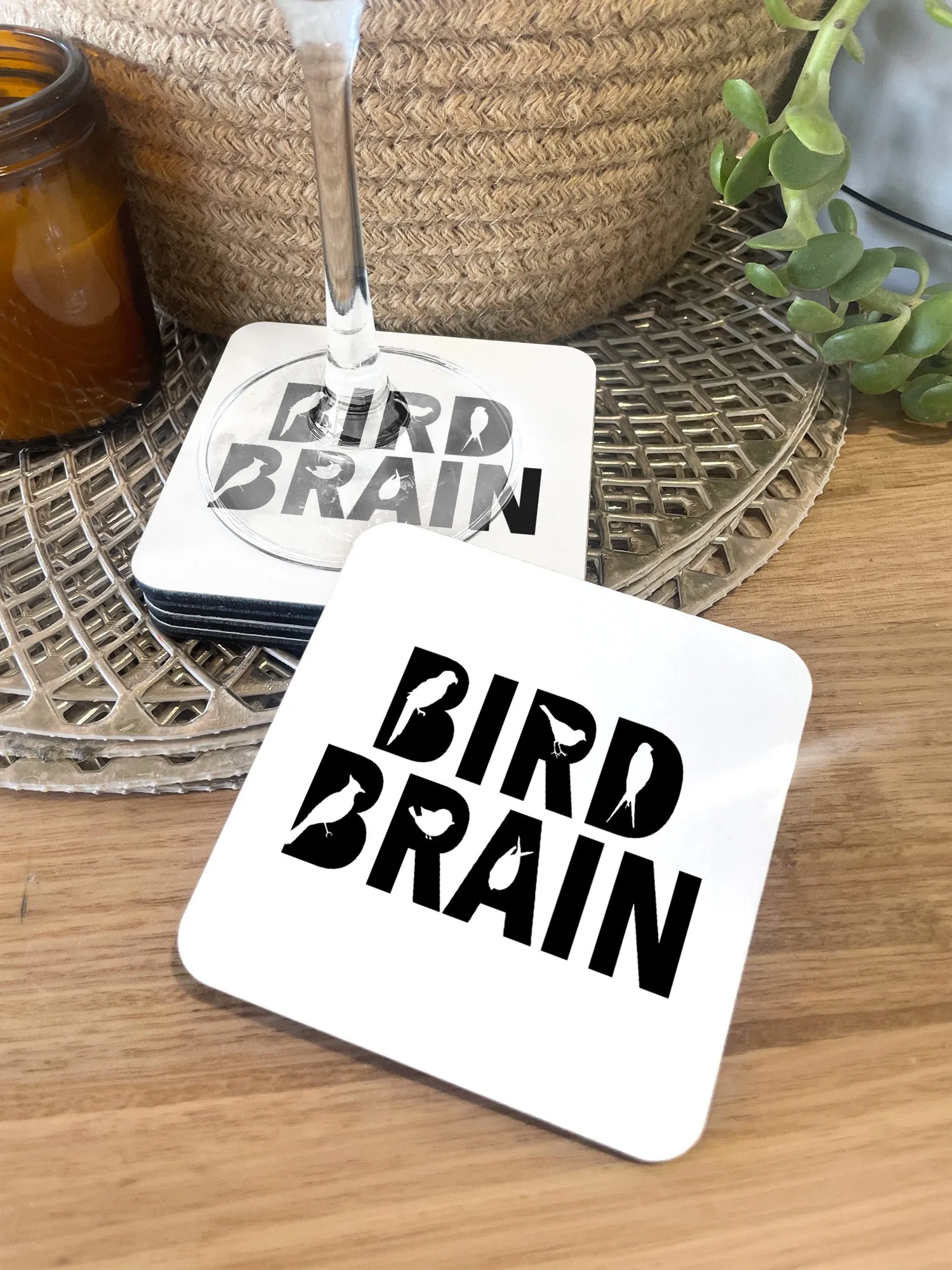 Bird Brain Coaster