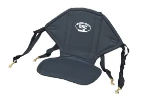 BKC KS222 Universal Sit On Top Kayak Seat with Padded Nylon and Backrest with Water Bottle Pouch Included