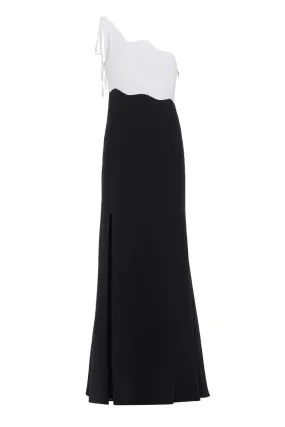 BLACK AND WHITE NOLITA MAXI DRESS