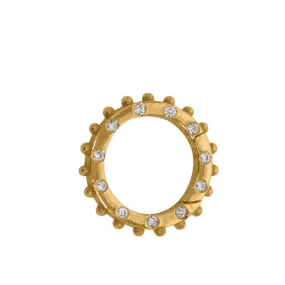 BOHEME DIAMOND CLICKER CHARM RING