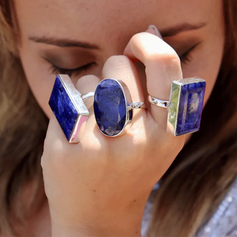 Codona Sapphire Quartz Rectangle Ring