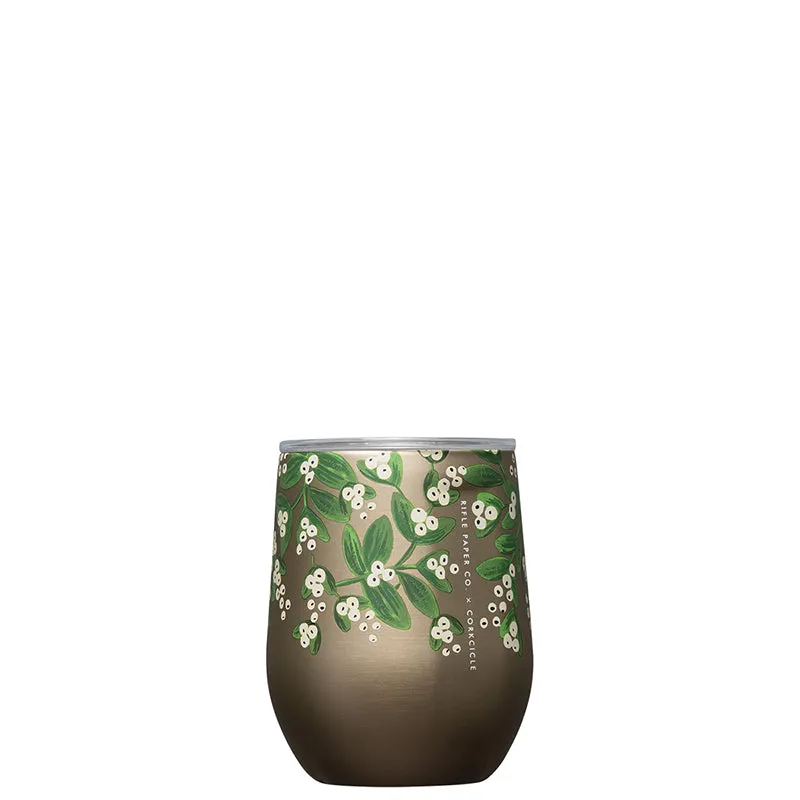 CORKCICLE | Rifle Paper Co. Stemless Wine Cup - Mistletoe