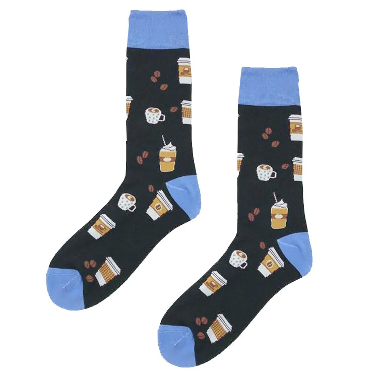 Crew Socks | Funky Socks - Coffee