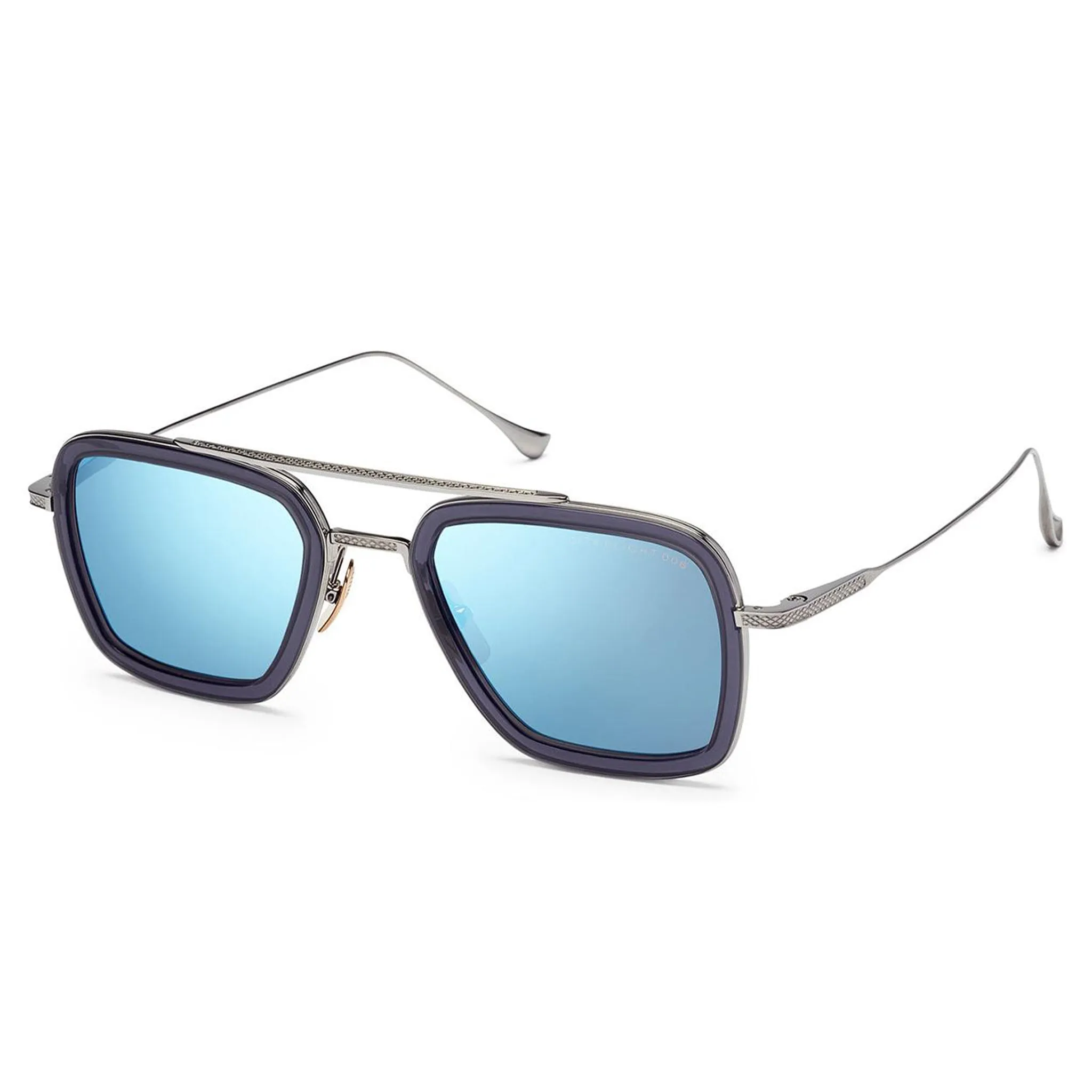 Dita Eyewear 7806 Flight 006 Silver Blue Sunglasses