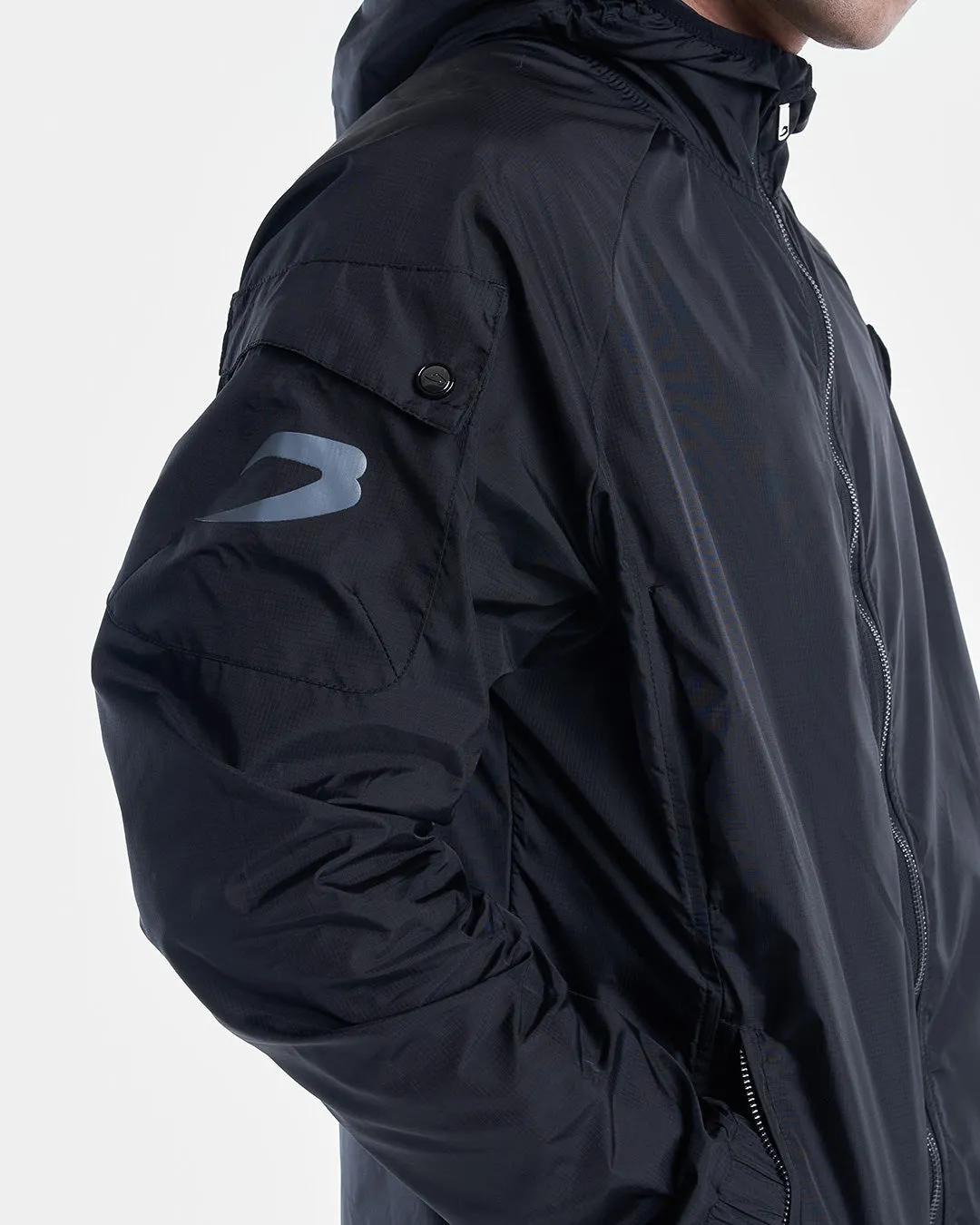 Dundee Windbreaker Jacket - Black