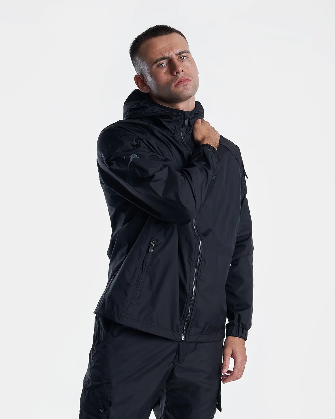 Dundee Windbreaker Jacket - Black