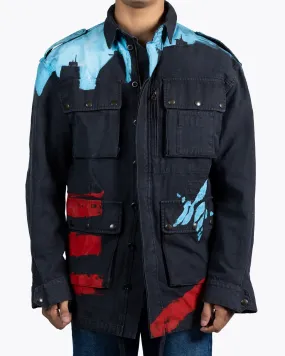 FAITH CONNEXION FACE CONNECTION PAINTING NIGHT SKY JACKET