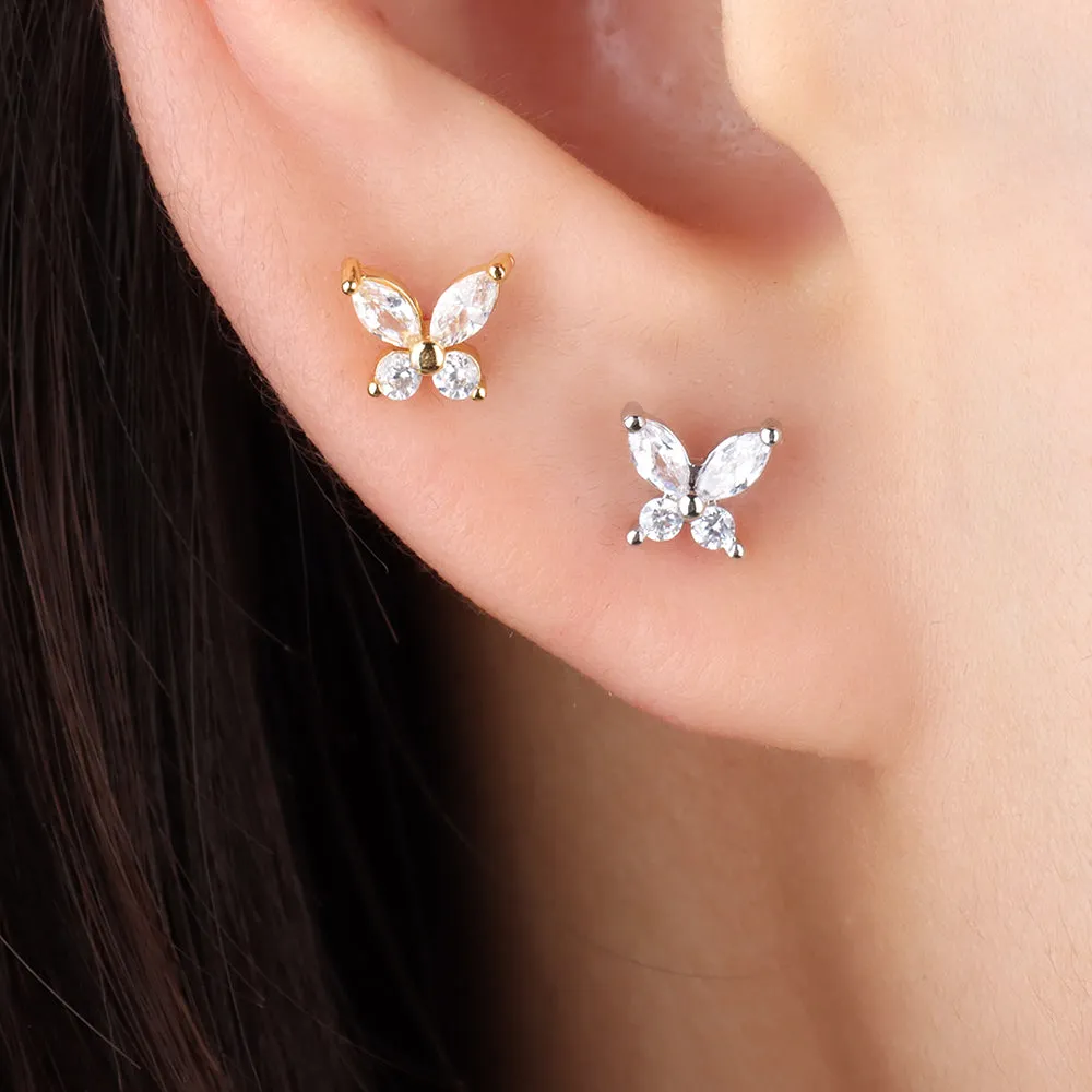 Gems Butterfly Stud