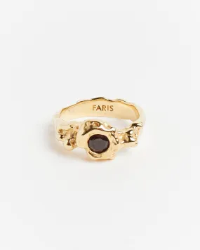 Gold Plated Bronze Spell Ring