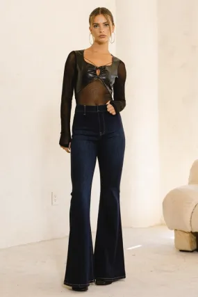 Goldie High Waisted Flare Jean [online exclusive]