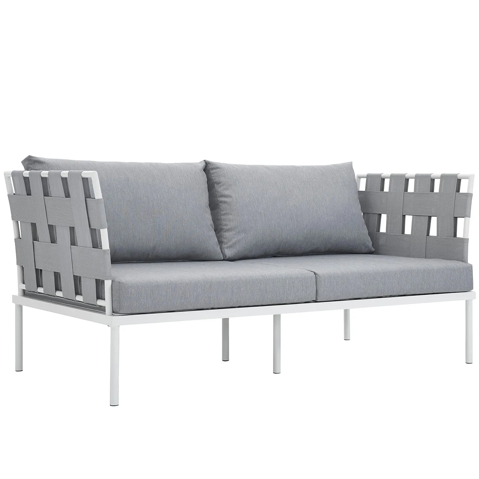 Harmony Outdoor Patio Aluminum Loveseat