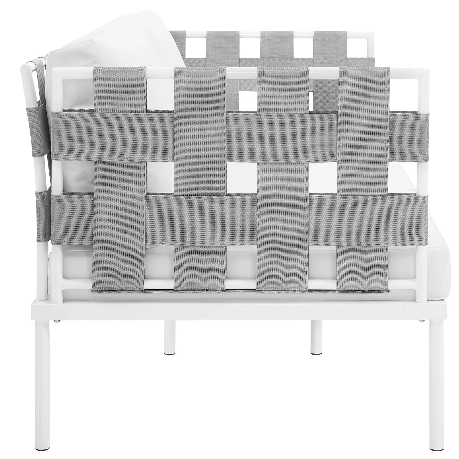 Harmony Outdoor Patio Aluminum Loveseat