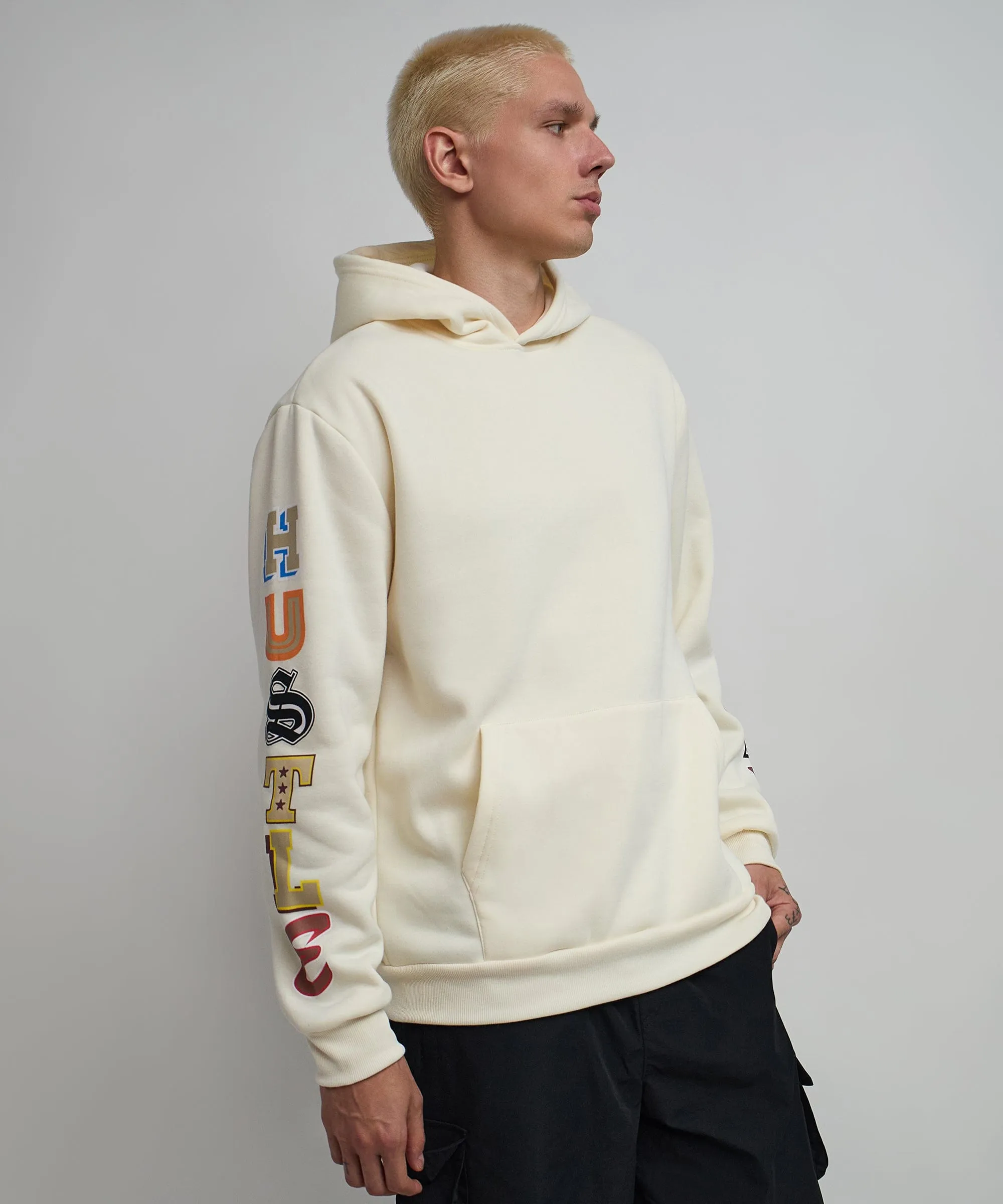 Hustle Daily Hoodie - Cream