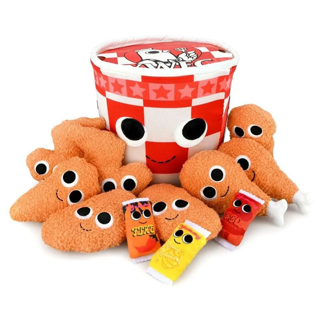 Kidrobot Yummy World 10 Bertha The Bucket of Fried Chicken Plush Toy