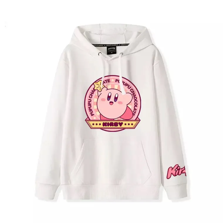 Kirby fall hoodie plus size more kawaii