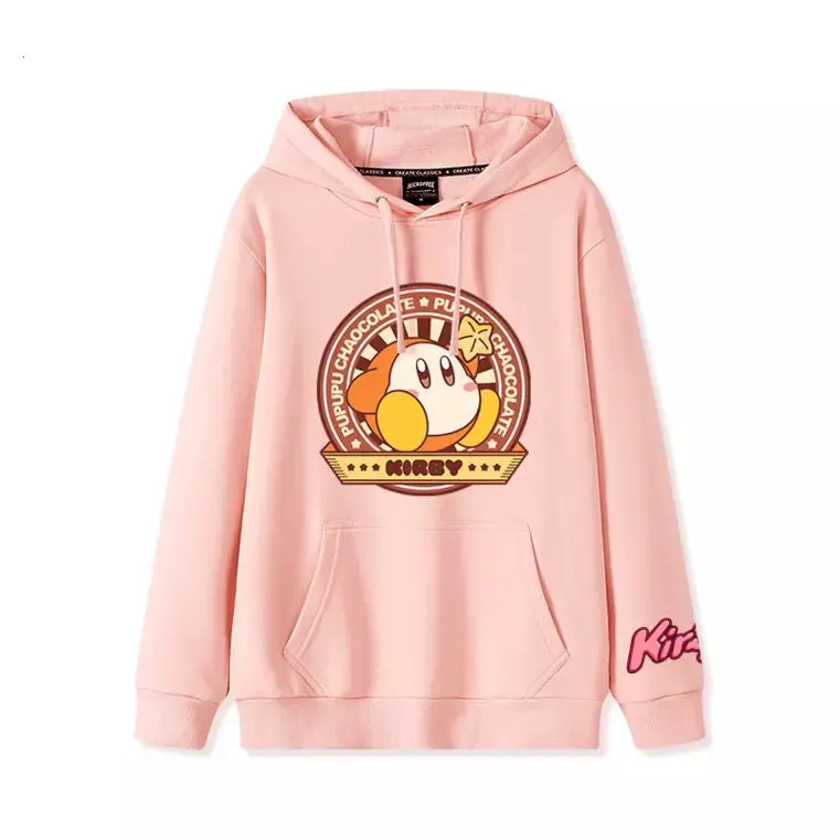 Kirby fall hoodie plus size more kawaii