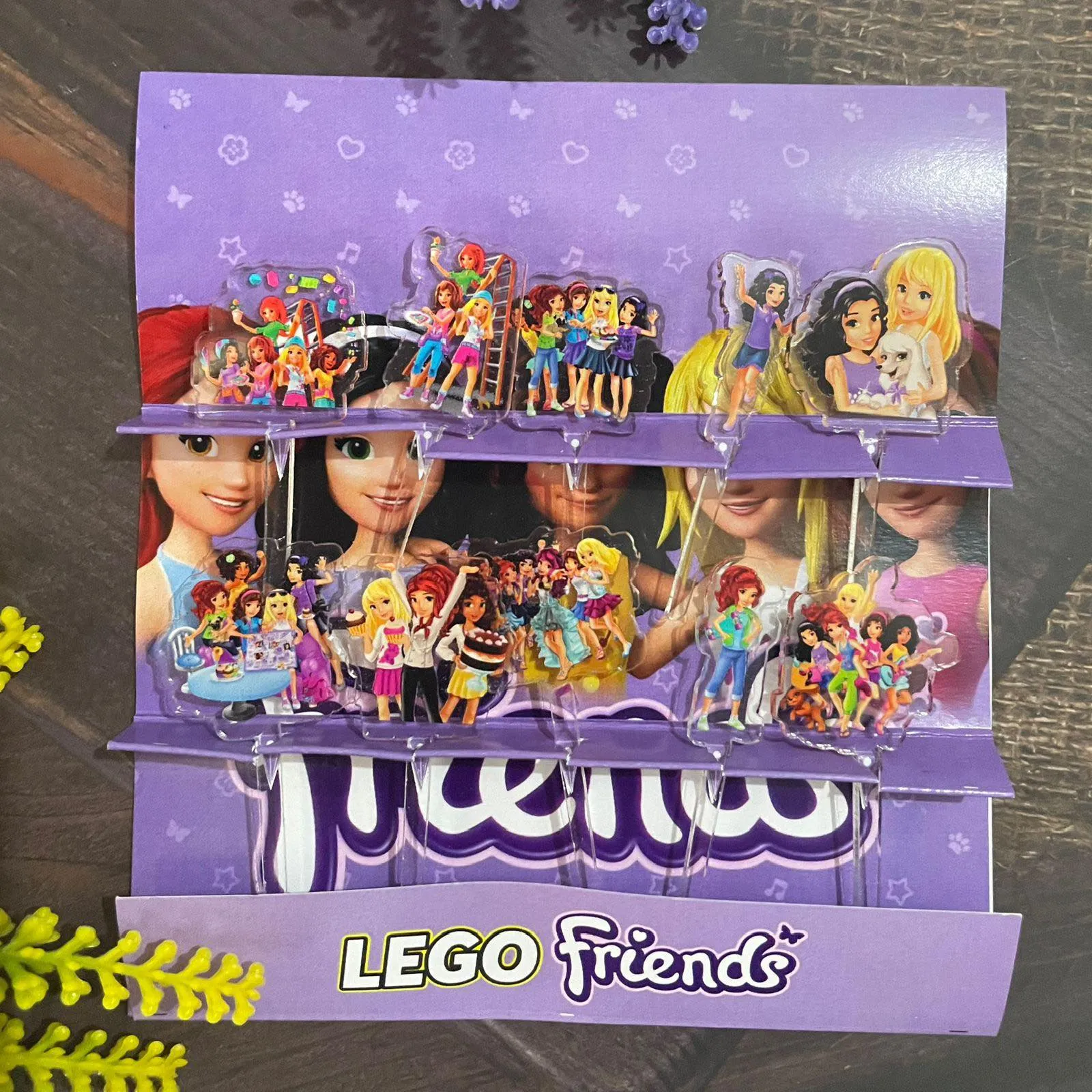 Lego Friends Acrylic Food Picks