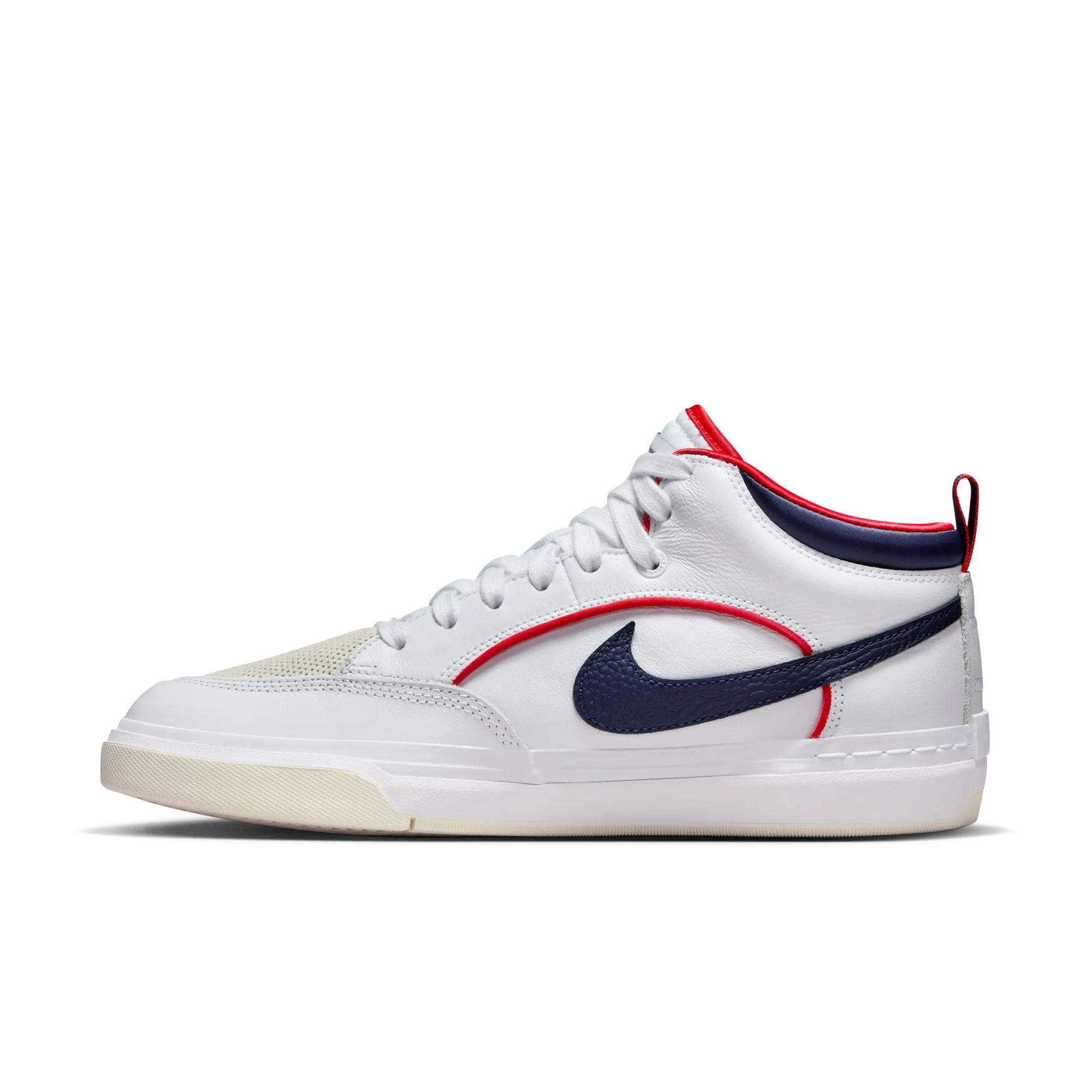 LEO REACT PREMIUM WHITE / MIDNIGHT NAVY / UNIVERSITY RED