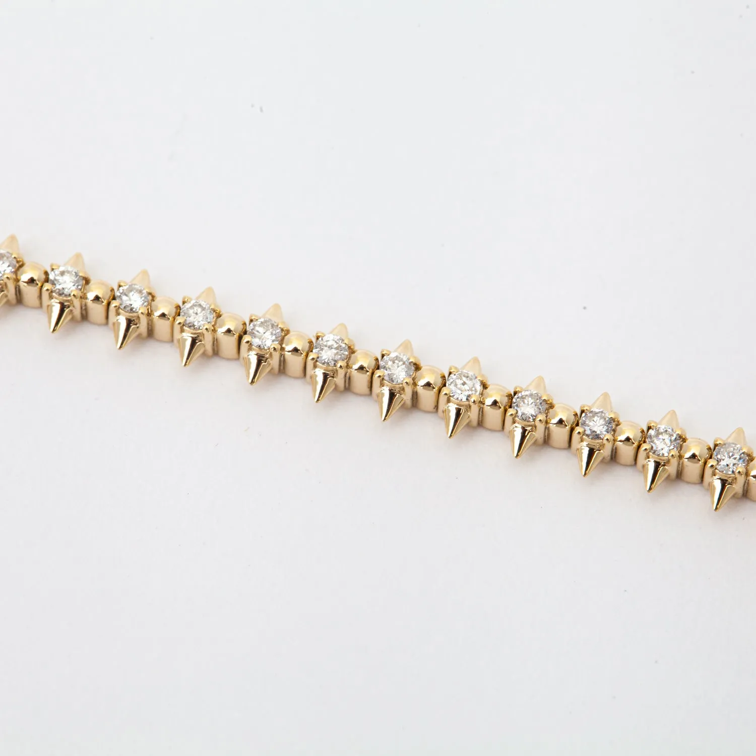 London Diamond Spike Tennis Bracelet