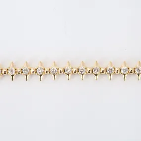 London Diamond Spike Tennis Bracelet