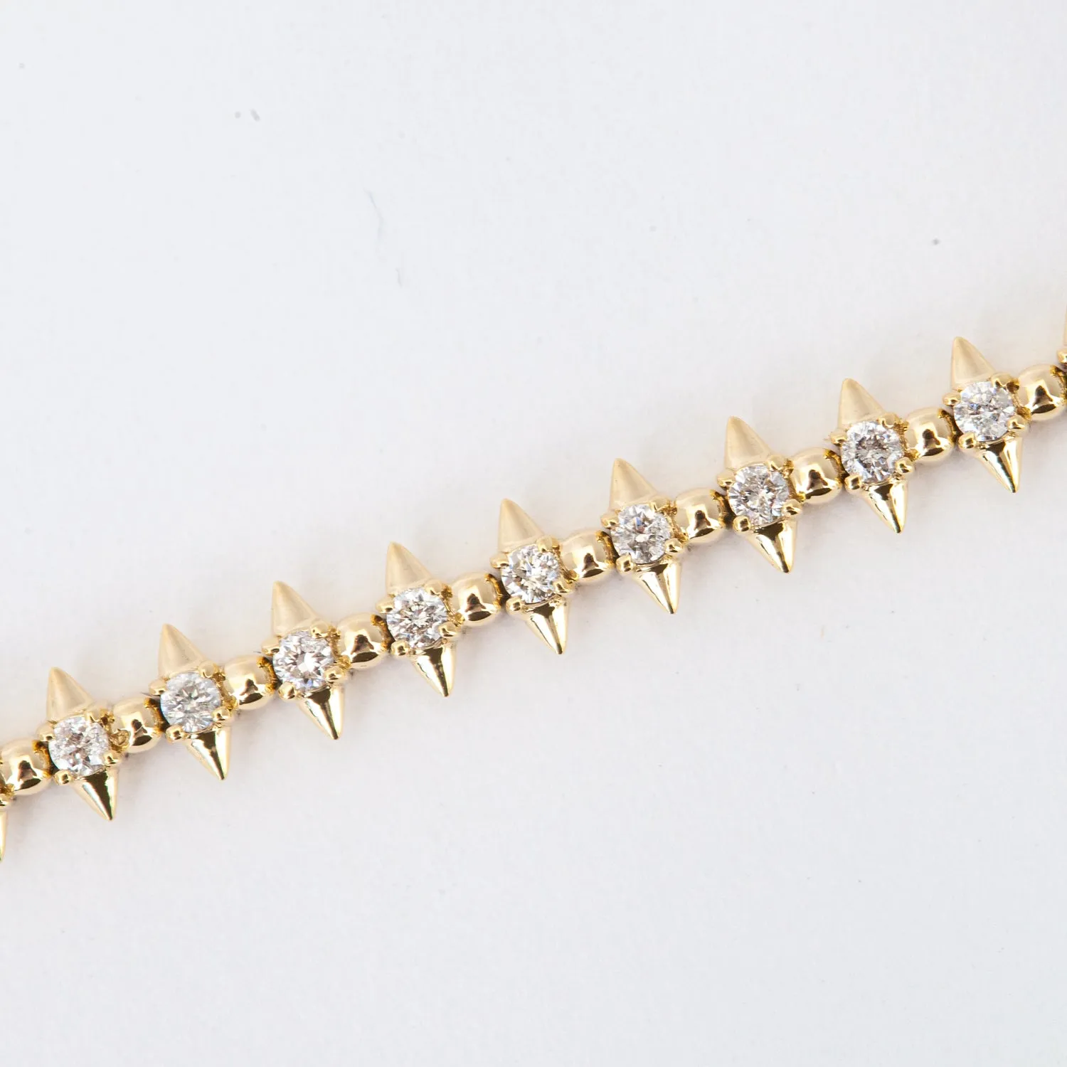 London Diamond Spike Tennis Bracelet