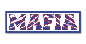 Mafia Stripes removable sticker