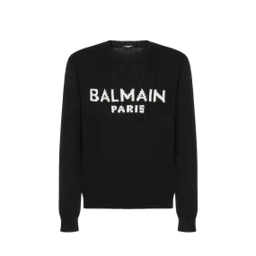 Maglione con logo Balmain