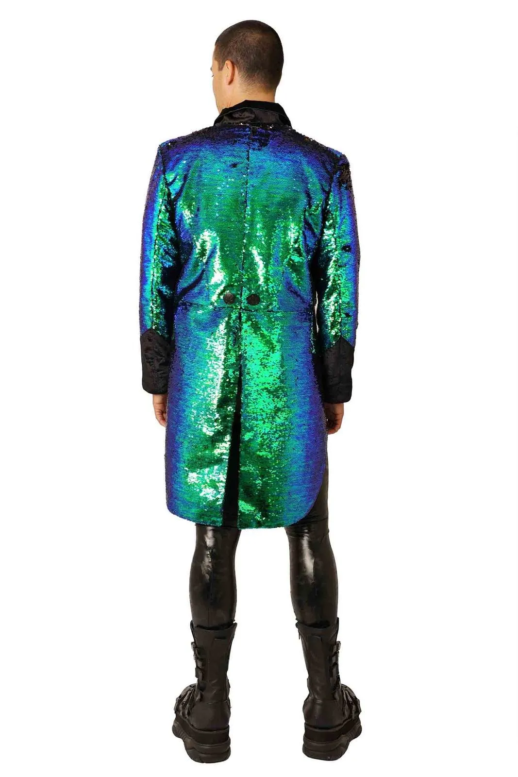 Mens Sequin Tailcoat