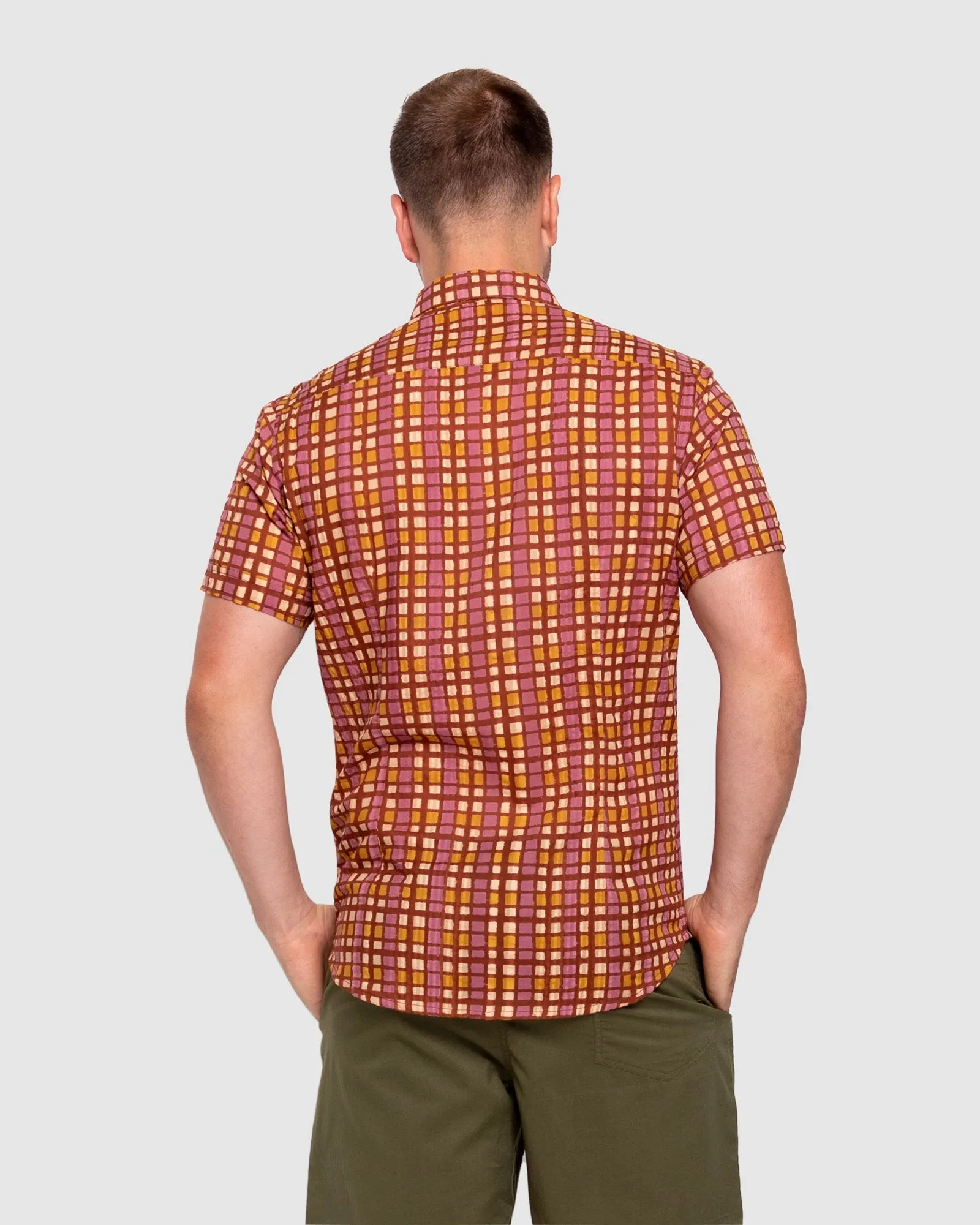 Mens Shirt - Kapade Check Brown