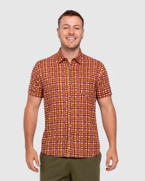 Mens Shirt - Kapade Check Brown