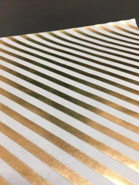 Metallic  - Stripe Paper