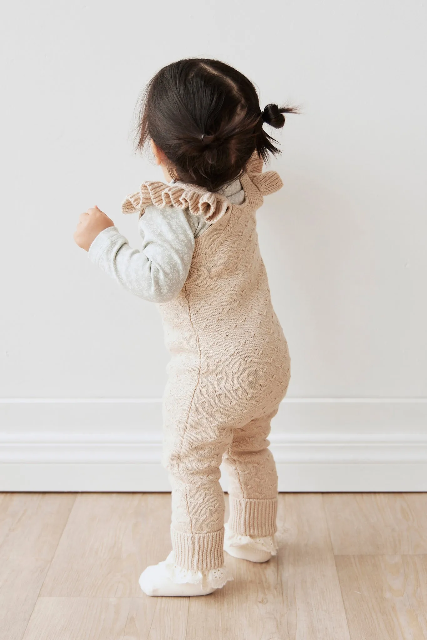 Mia Knitted Onepiece - Oatmeal Marle