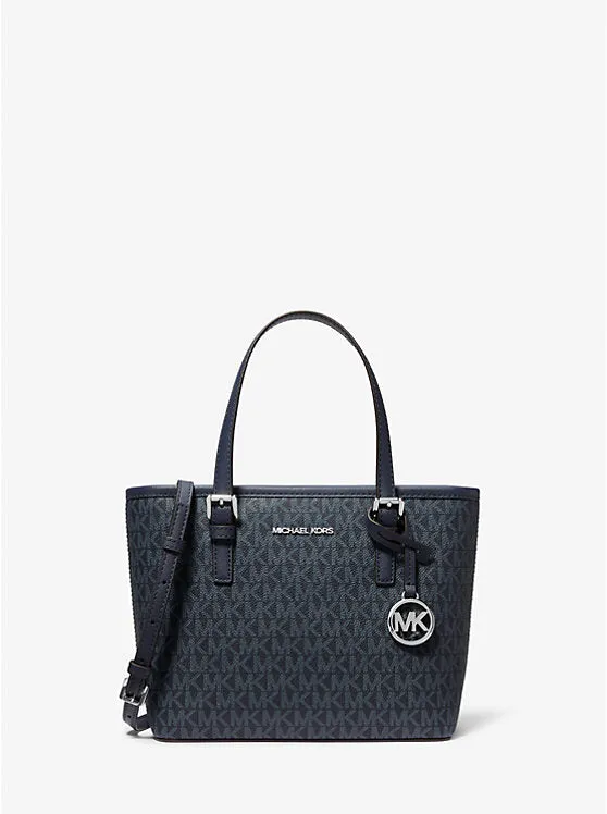 Michael Kors Jet Set Travel Extra-Small Logo Top-Zip Tote Bag