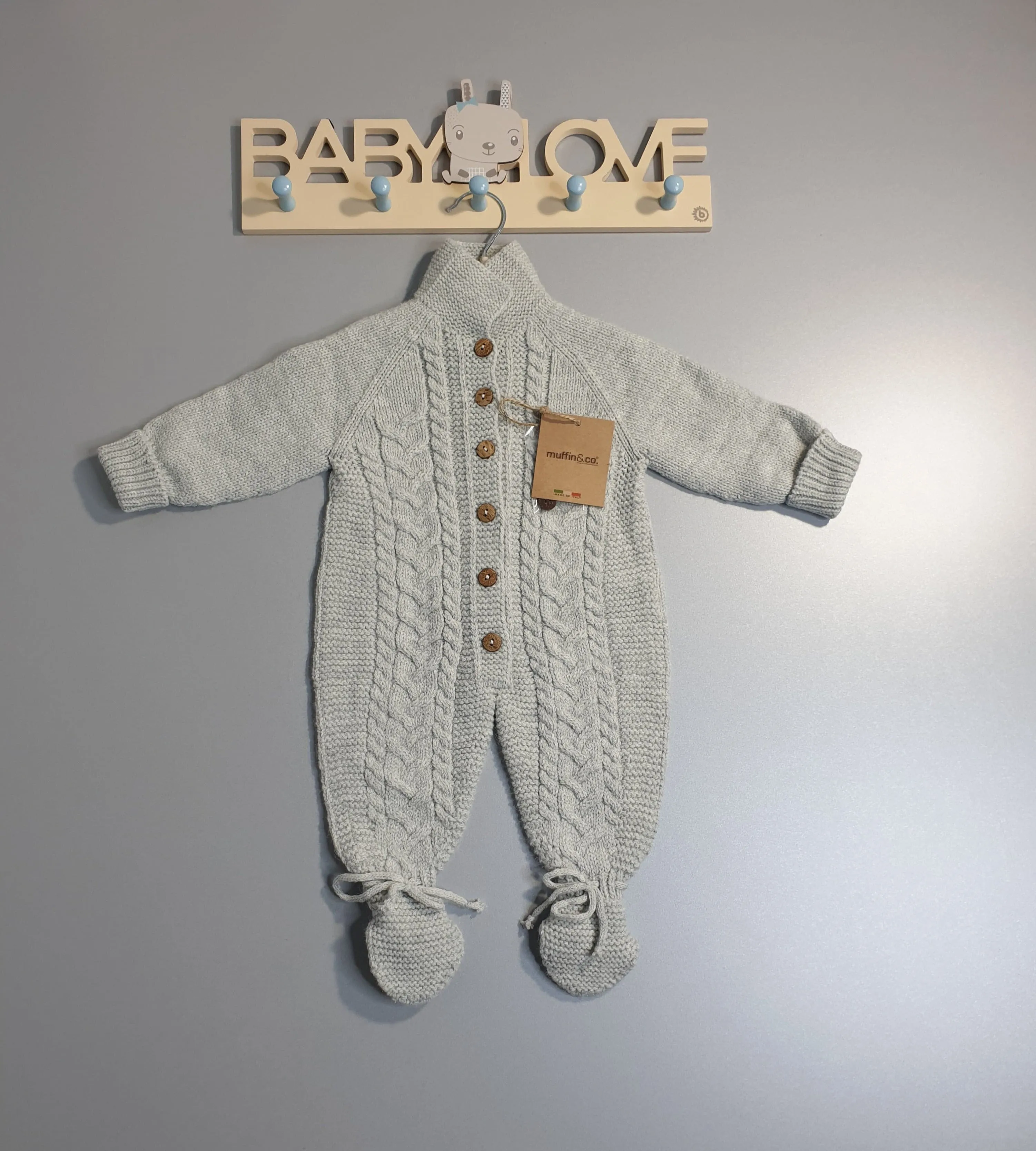 Muffinandco Baby Mdchen und Jungen  Strick-Overall -3102