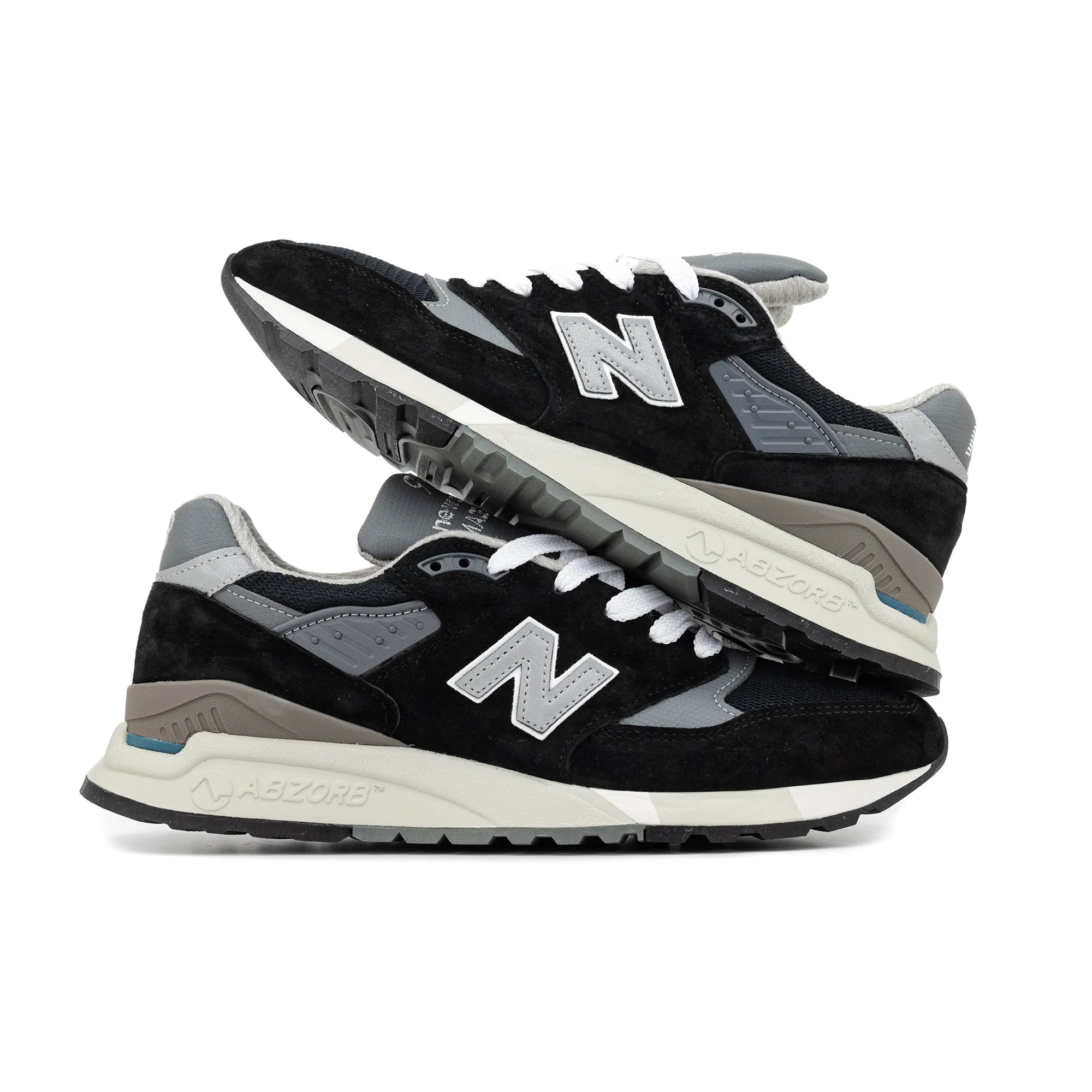 New Balance 998 Made in USA Black/Silver U998BL