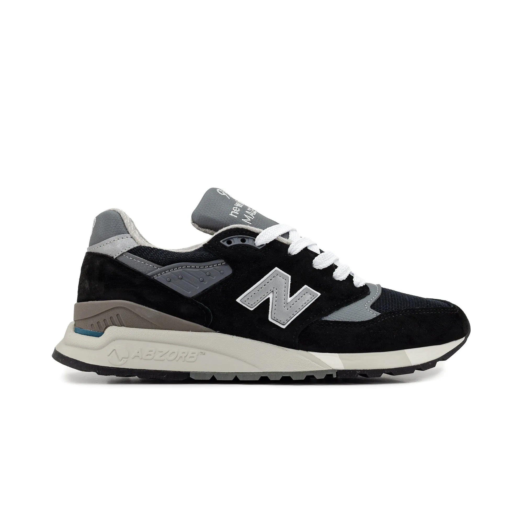 New Balance 998 Made in USA Black/Silver U998BL