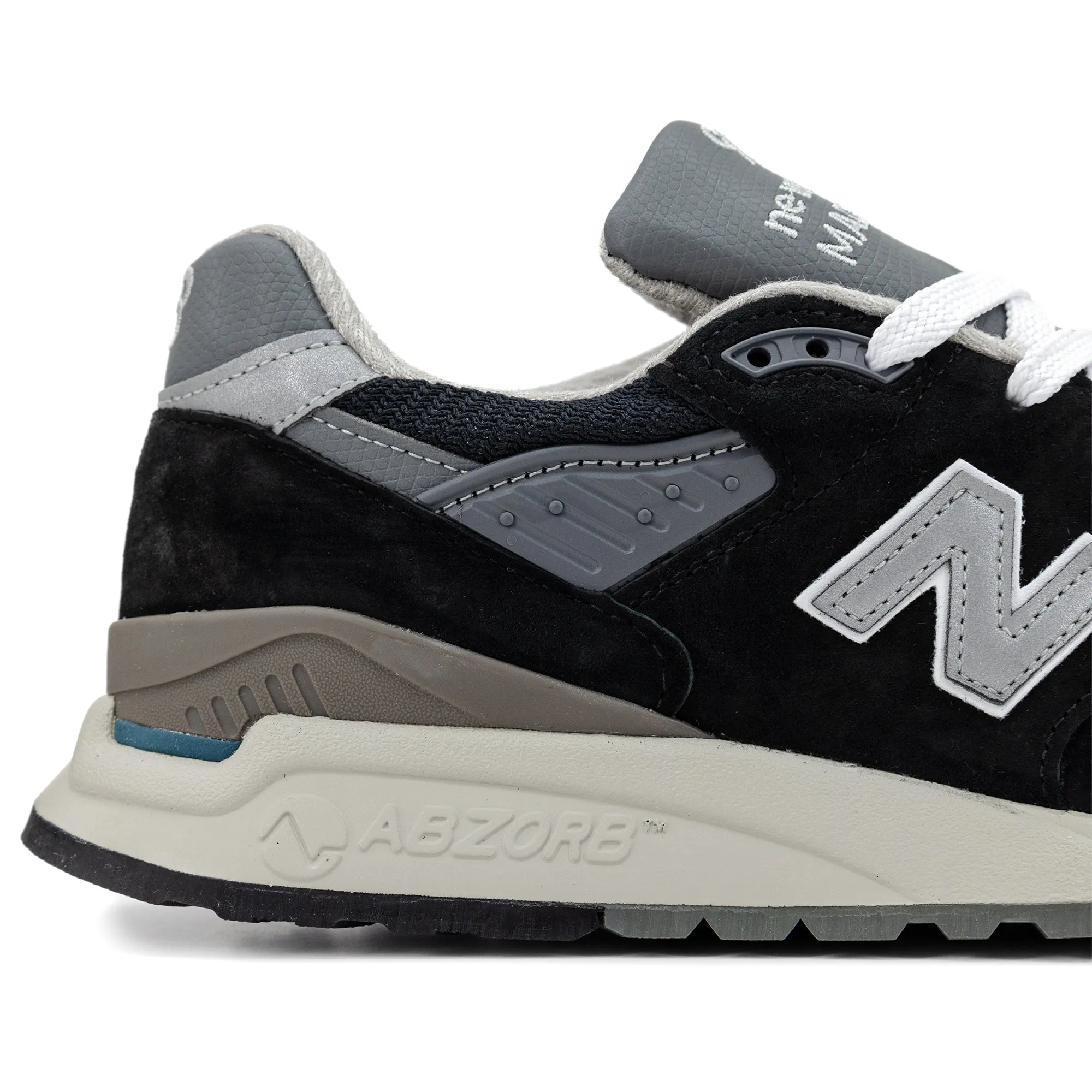 New Balance 998 Made in USA Black/Silver U998BL