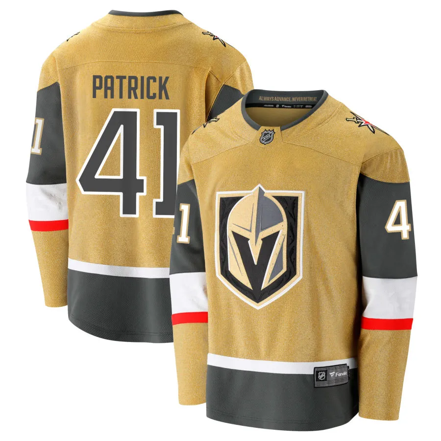 Nolan Patrick  Vegas Golden Knights Fanatics Branded Home Breakaway Jersey -