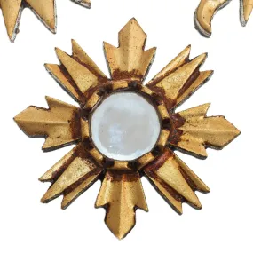 Novica Ancient Suns In Bronze Mirrored Wood Wall Accents (Set Of 3)