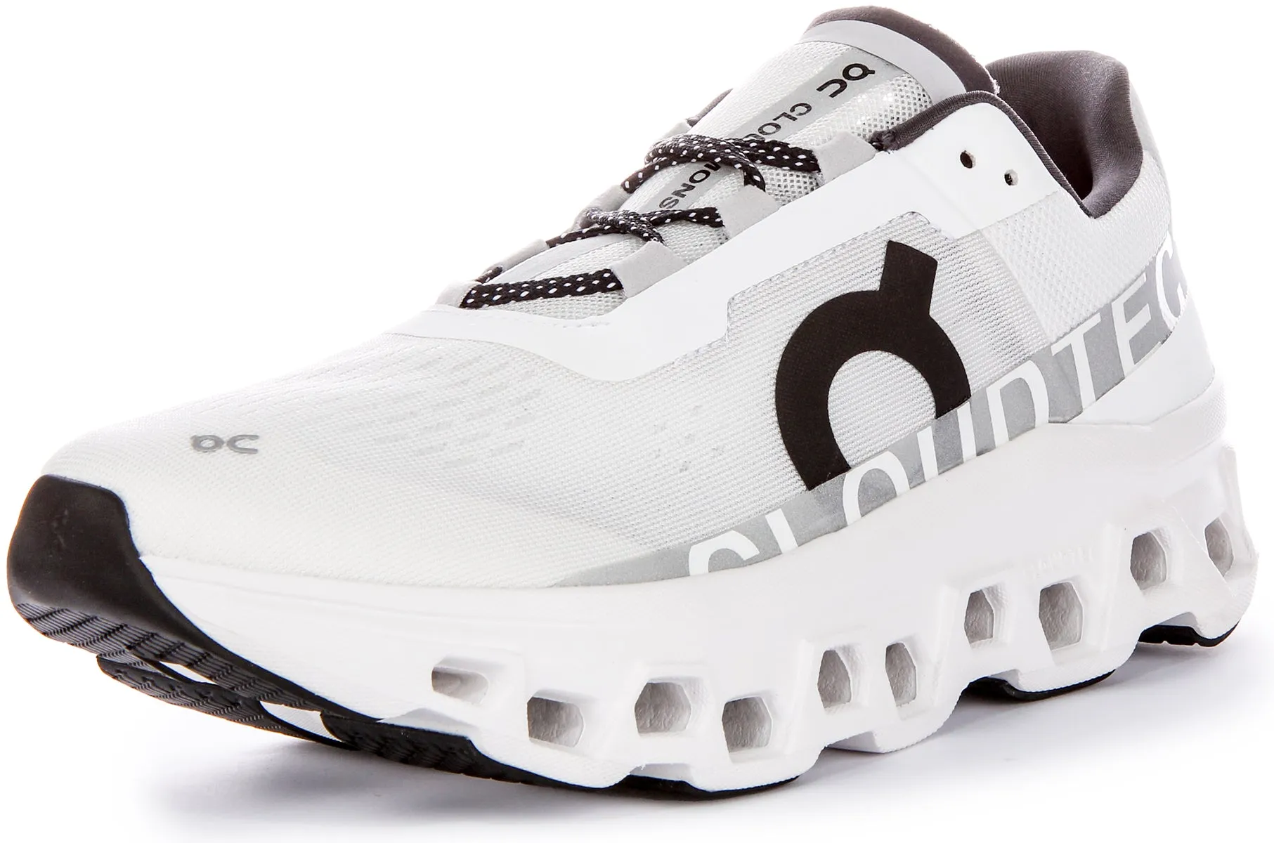 On Running Cloudmonster In White Black For Men